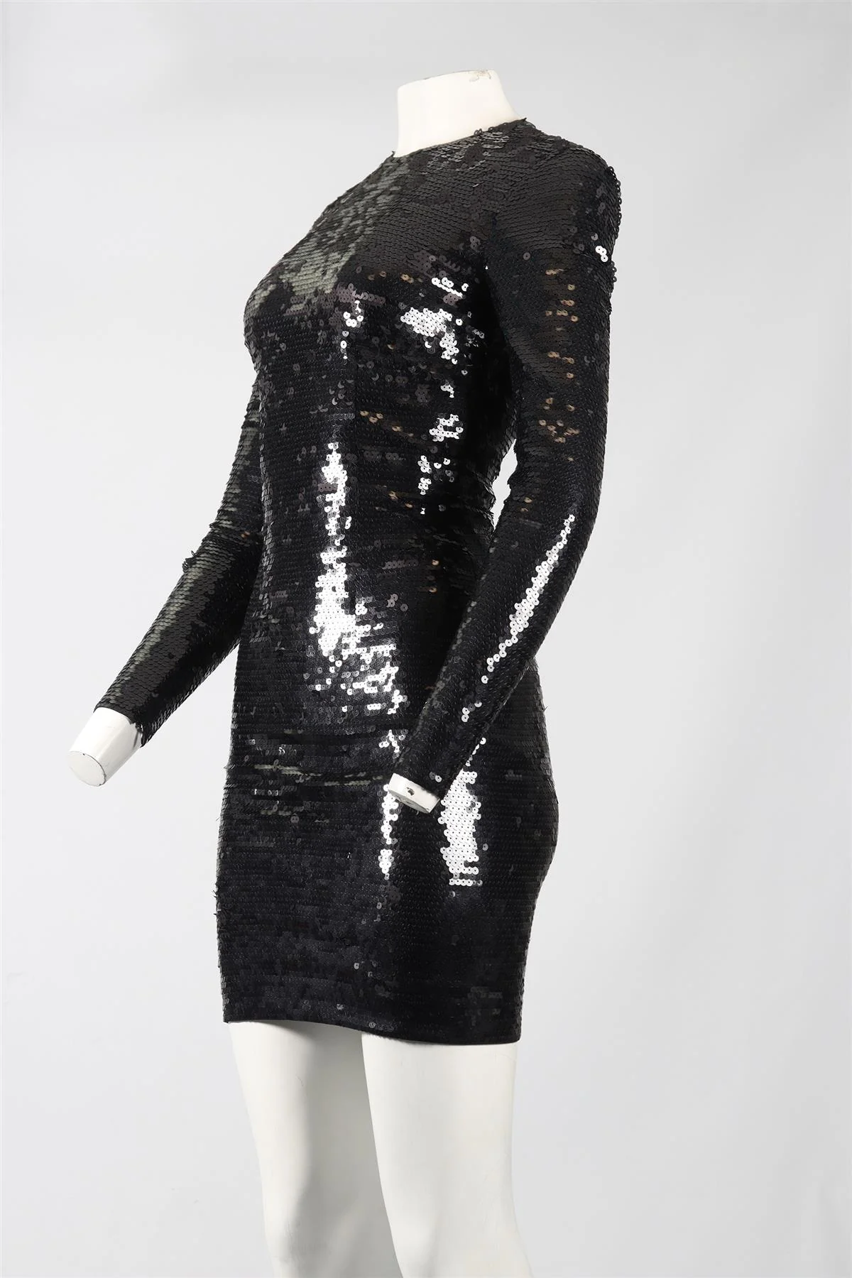 STELLA MCCARTNEY SEQUIN AND MESH MINI DRESS IT 36 UK 4 - Image 3