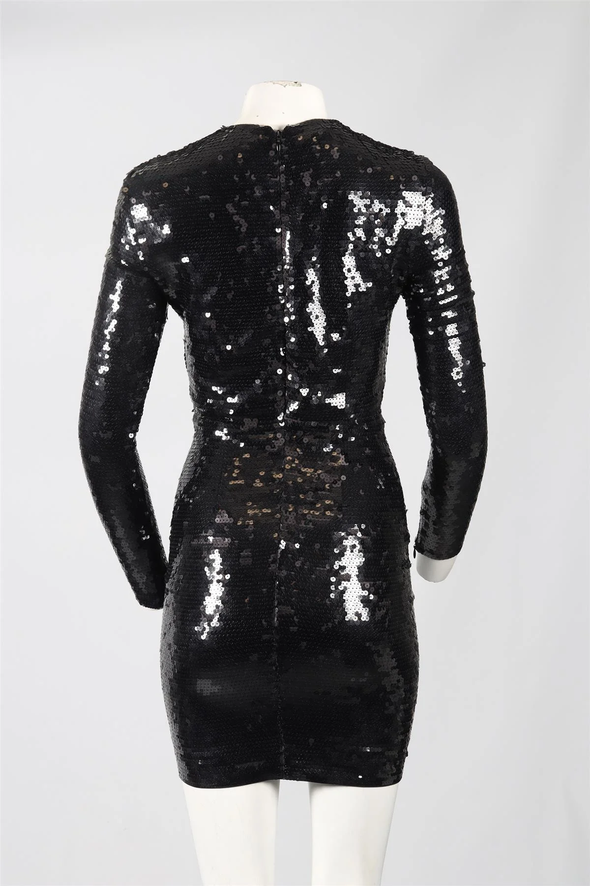 STELLA MCCARTNEY SEQUIN AND MESH MINI DRESS IT 36 UK 4 - Image 4