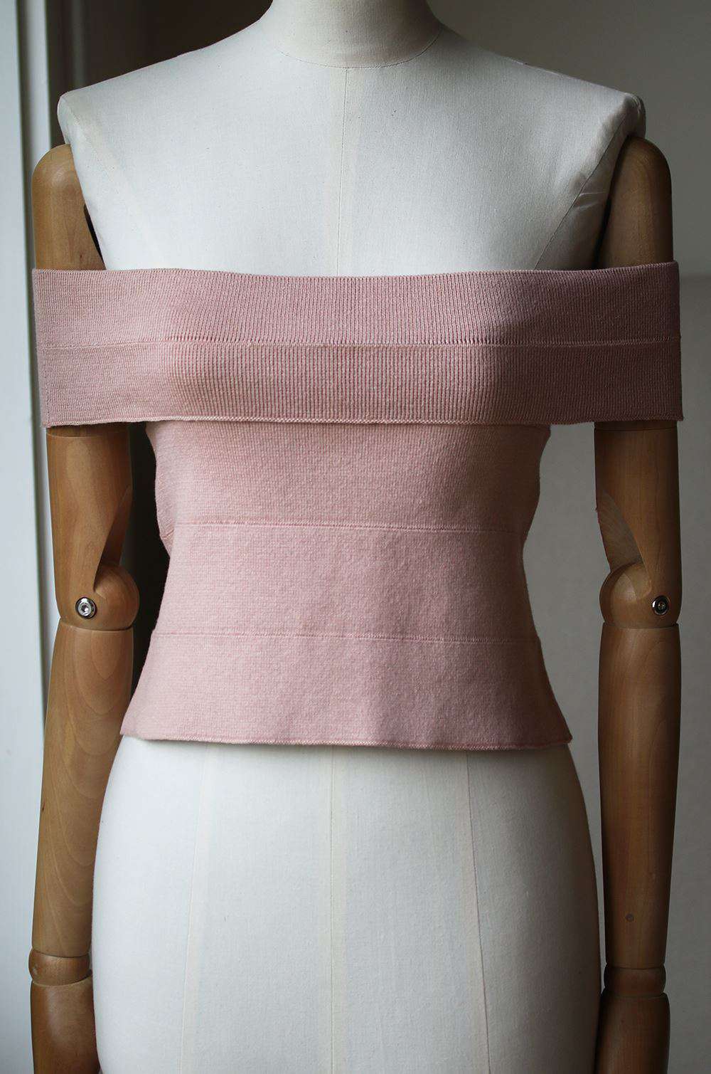STELLA MCCARTNEY SILK BLEND BANDAGE TOP IT 46 UK 14 - Image 2