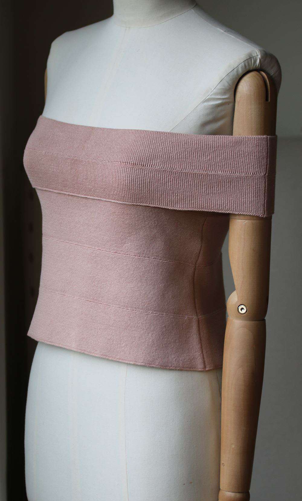 STELLA MCCARTNEY SILK BLEND BANDAGE TOP IT 46 UK 14 - Image 3