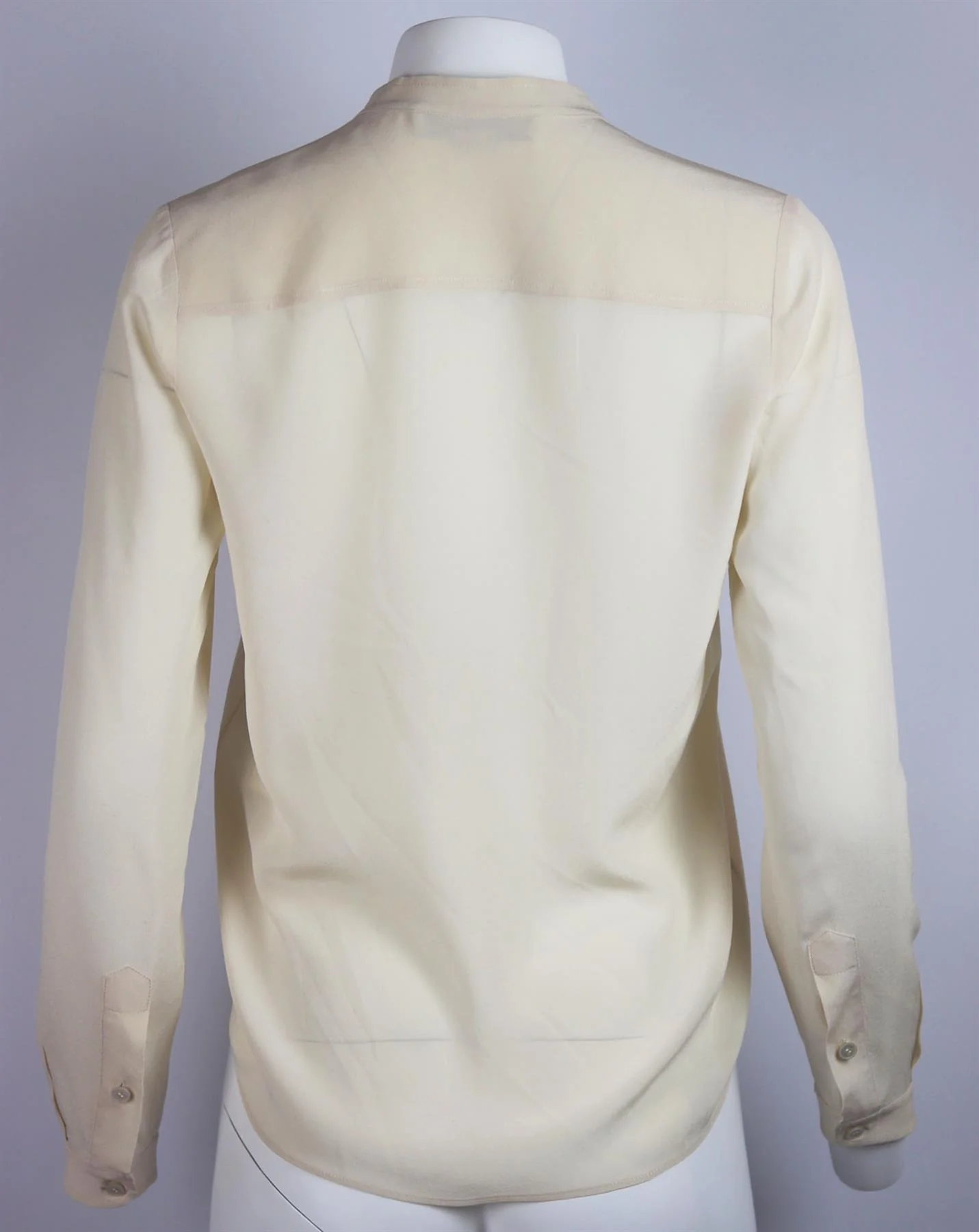 STELLA MCCARTNEY SILK CREPE DE CHINE BLOUSE IT 36 UK 4 - Image 4