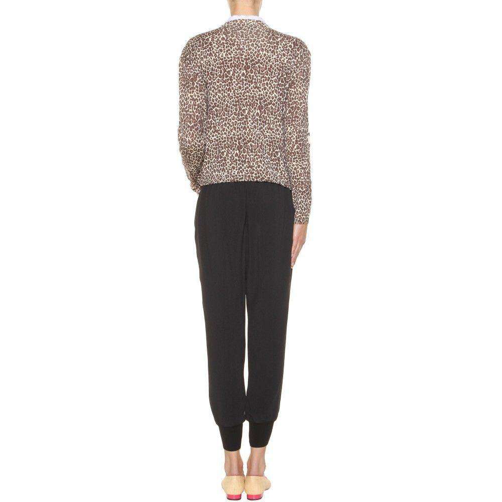 STELLA MCCARTNEY TIGER AND LEOPARD PRINT WOOL SWEATER IT 38 UK 6 - Image 4