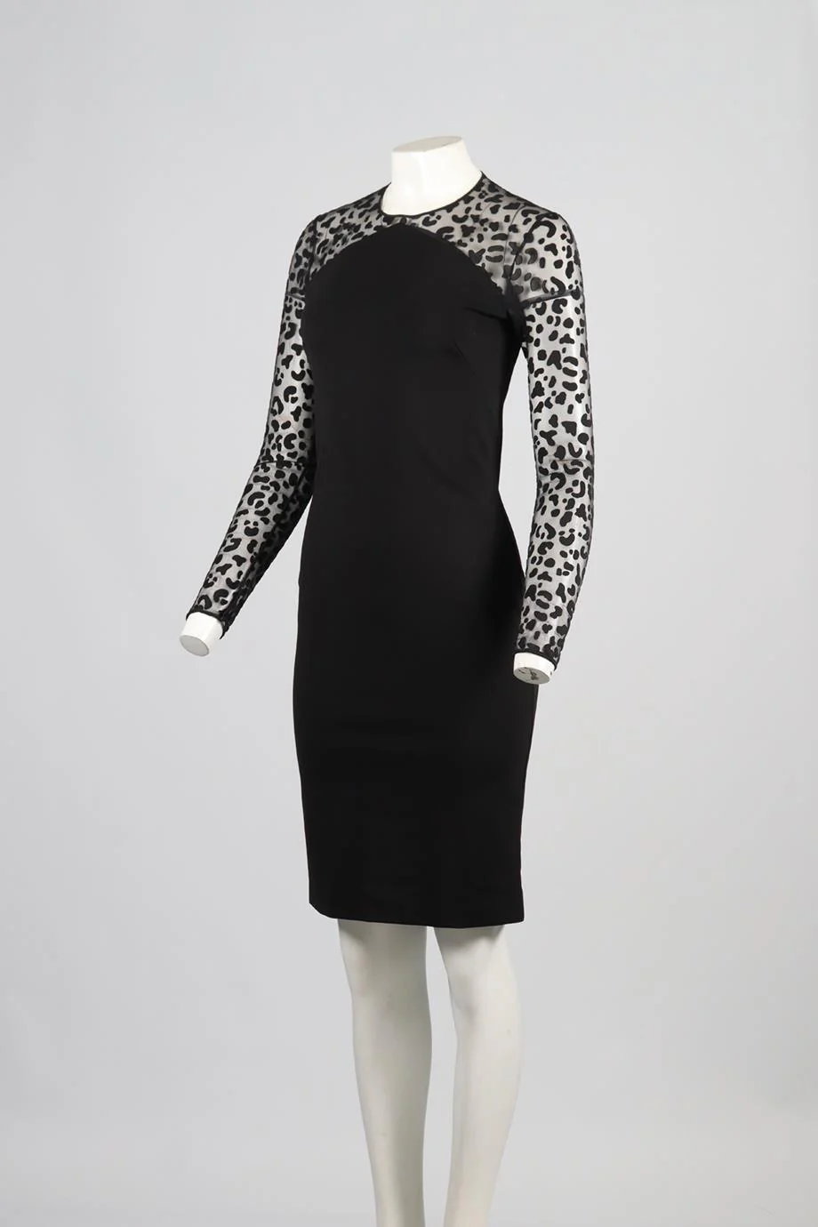 STELLA MCCARTNEY TULLE AND CREPE MINI DRESS IT 42 UK 10 - Image 3