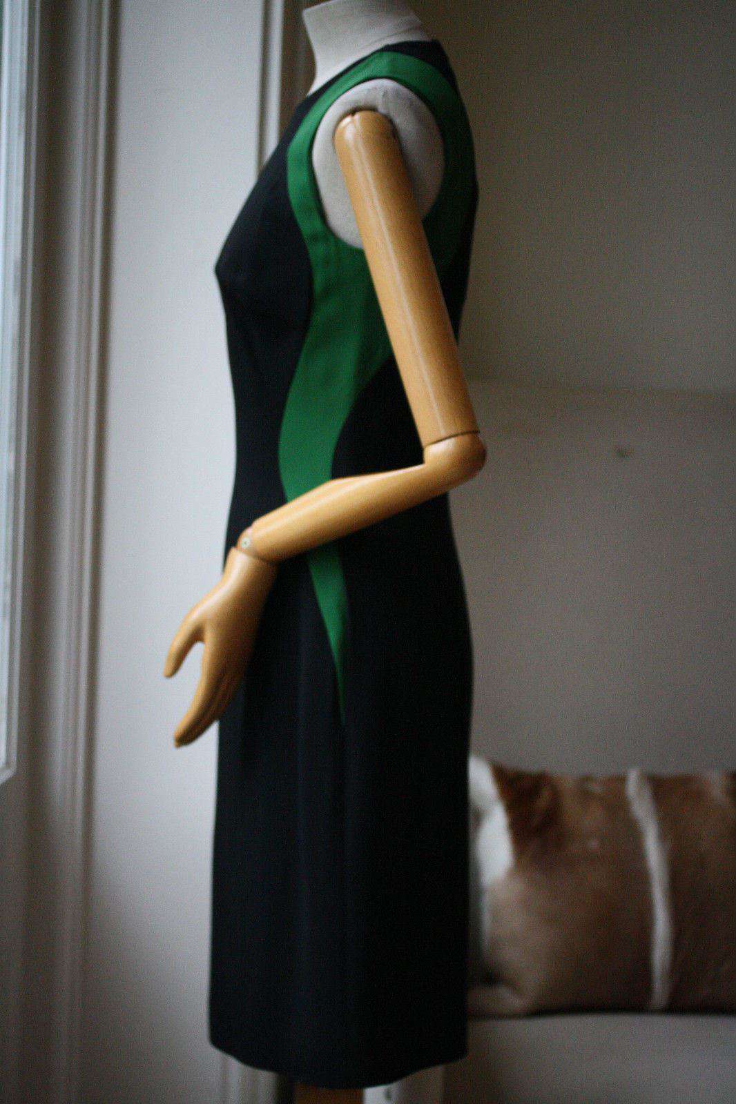 STELLA MCCARTNEY TWO TONE CONTOUR DRESS IT 40 UK 8 - Image 2