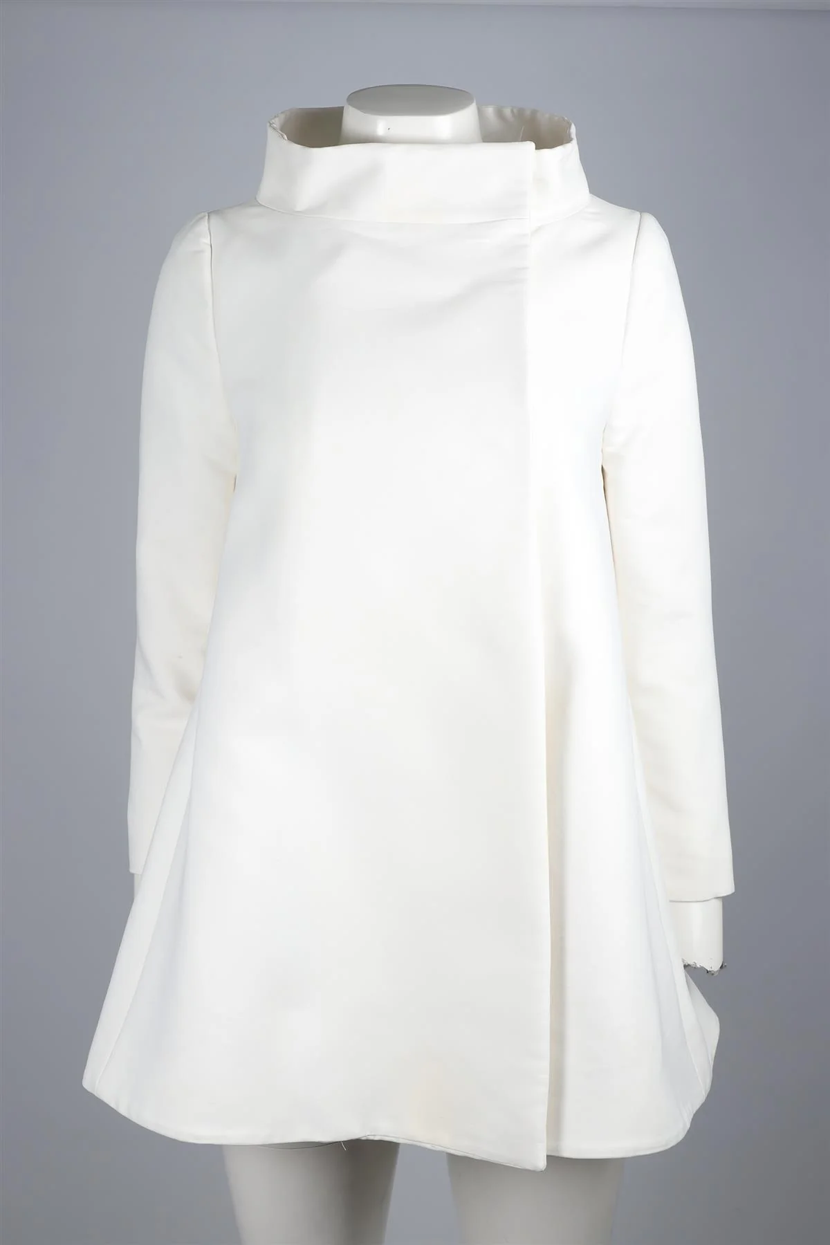 STELLA MCCARTNEY WHITE SILK COAT IT 38 UK 6 - Image 2