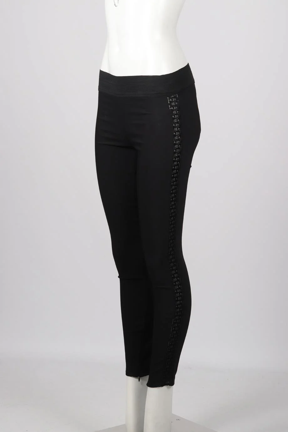 STELLA MCCARTNEY WOOL BLEND SKINNY PANTS IT 36 UK 4 - Image 3