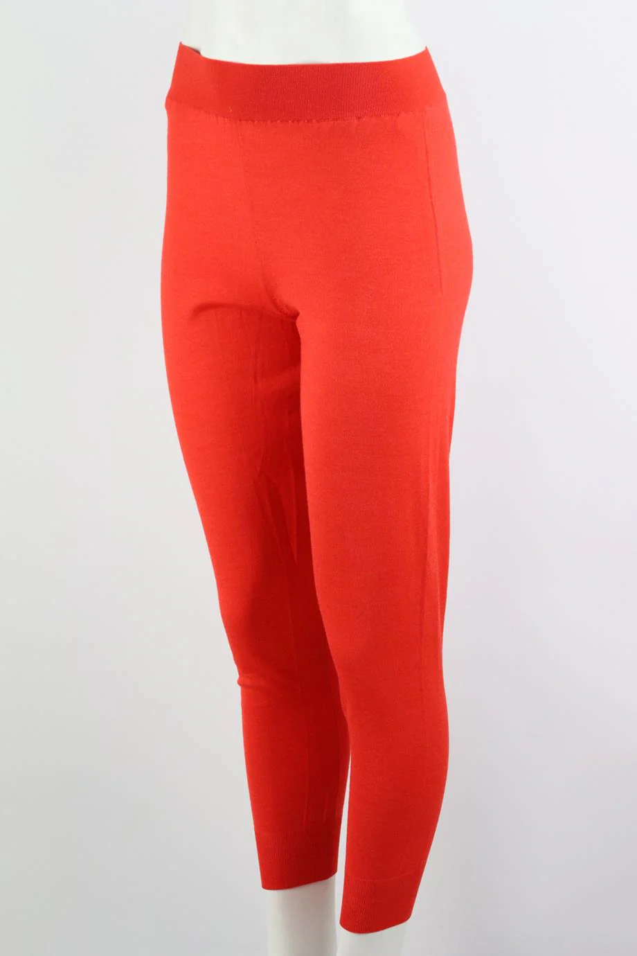 STELLA MCCARTNEY WOOL BLEND TAPERED PANTS IT 36 UK 4 - Image 3