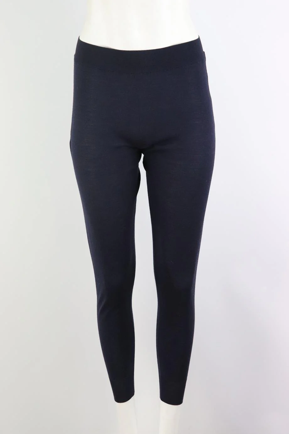 STELLA MCCARTNEY WOOL BLEND TAPERED PANTS IT 36 UK 4 - Image 2