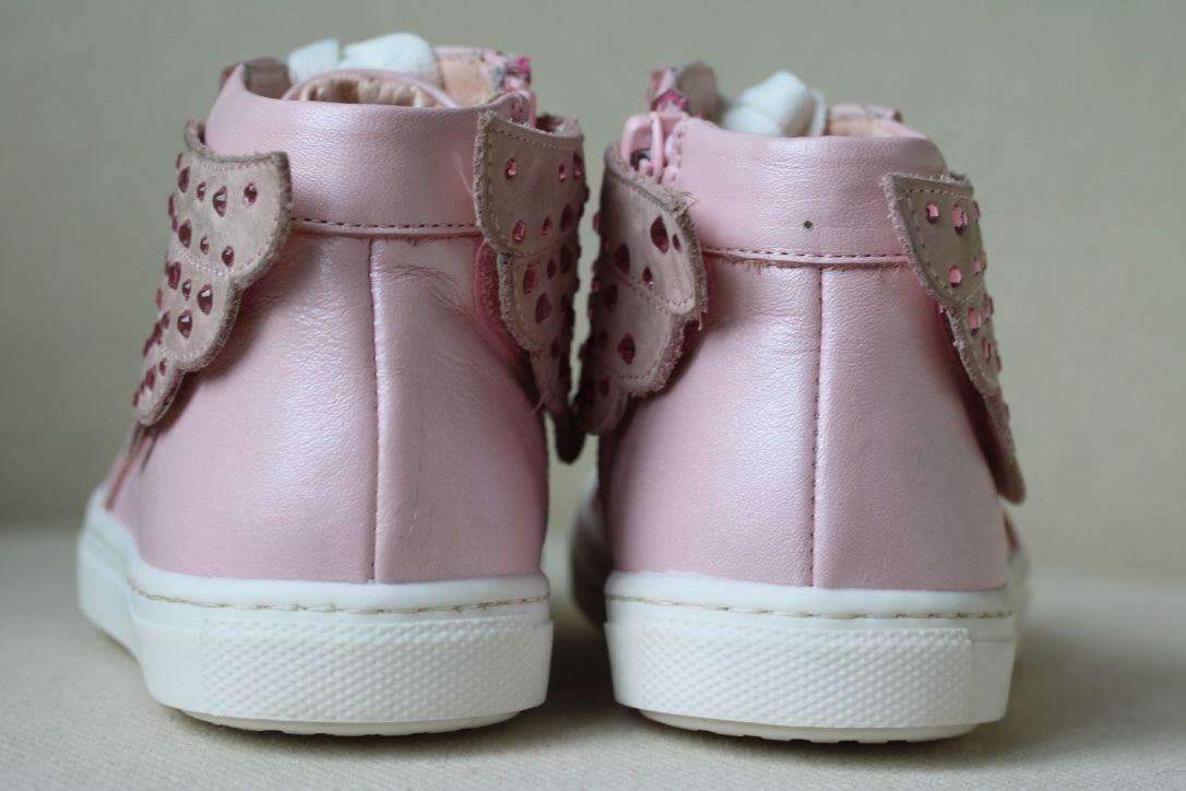 STEP2WO BABY GIRLS PINK ANGEL WINGED TRAINERS EU 23 UK 6 - Image 8