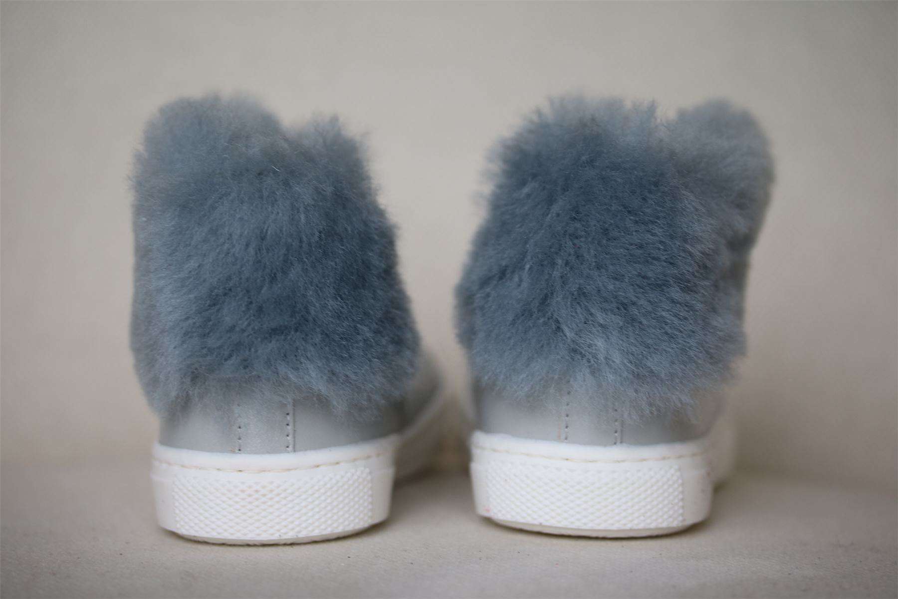 STEP2WO GIRLS MOUSE FLUFFY MID-TOP TRAINERS EU 25 UK 8 - Image 3