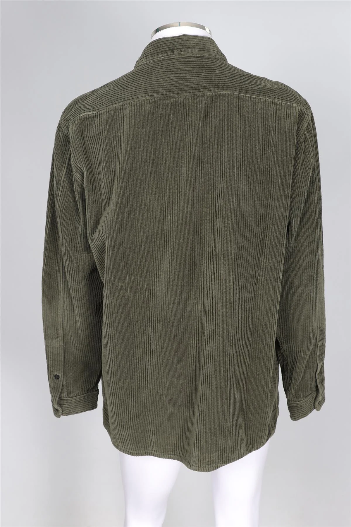 STONE ISLAND GREEN MEN'S CORDUROY SHIRT 3XLARGE - Image 4