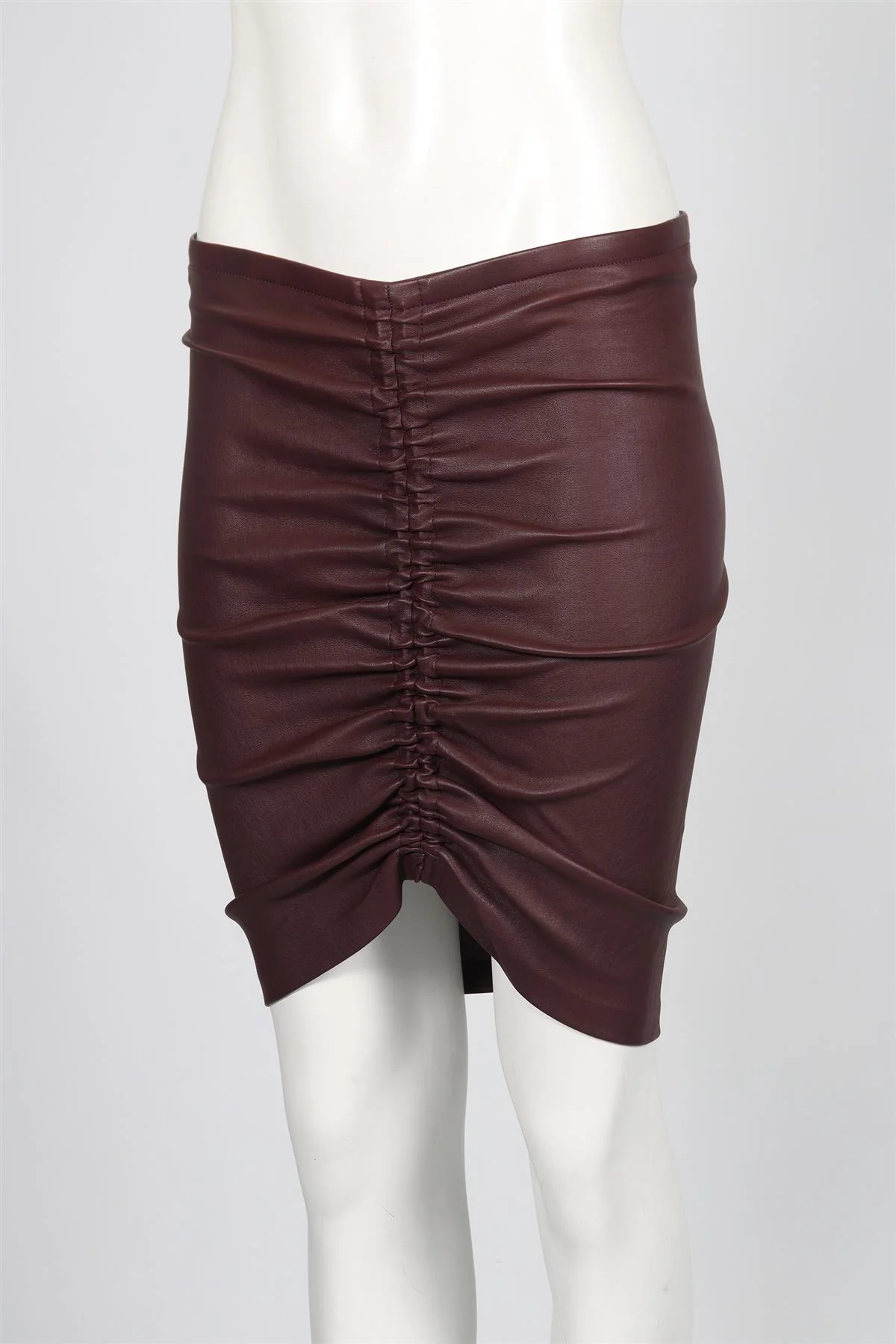 STOUL LEATHER MINI SKIRT SMALL - Image 3