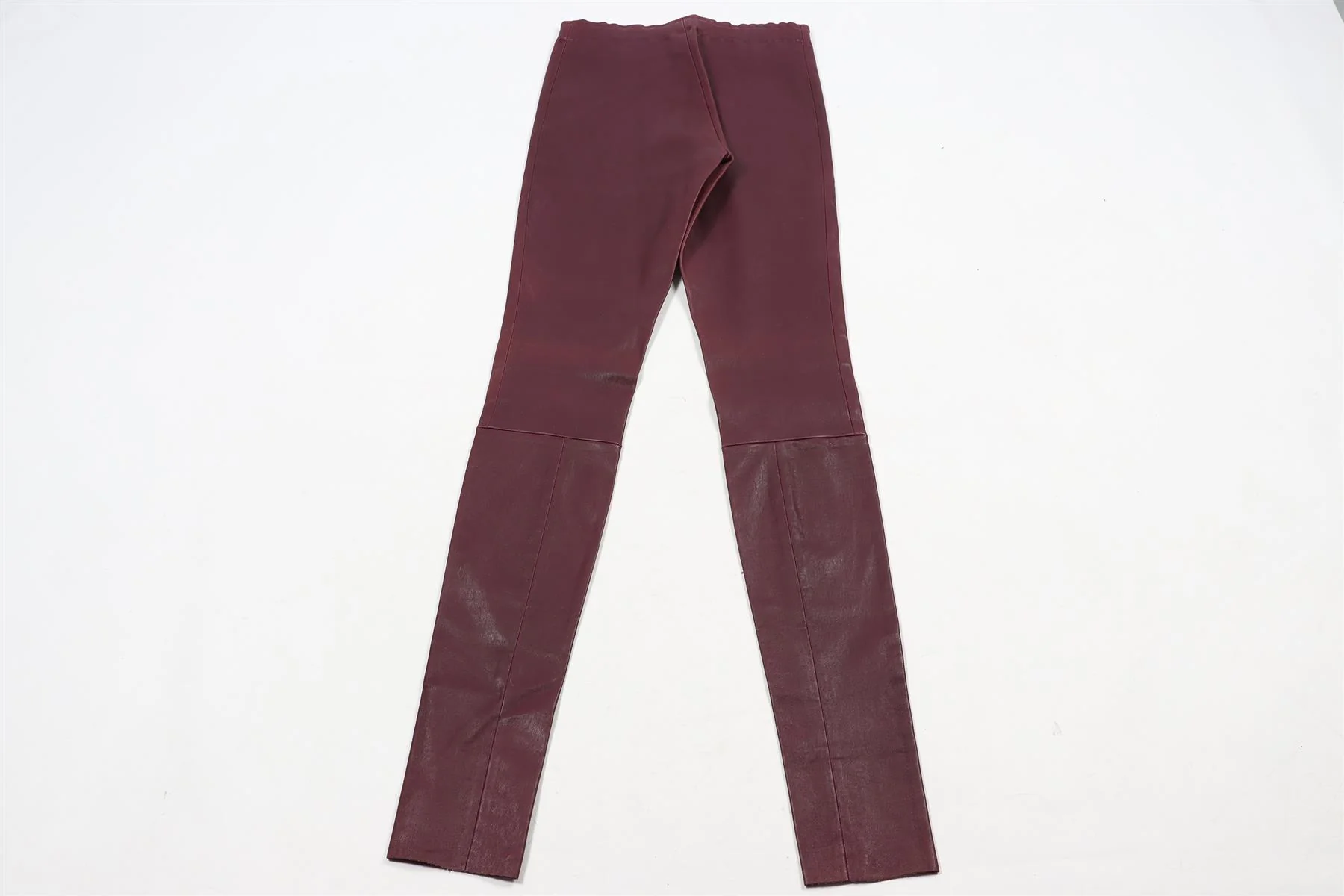 STOULS LEATHER SKINNY PANTS XXS UK 4 - Image 5