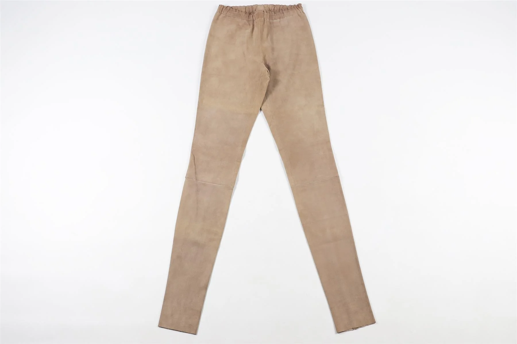 STOULS TAUPE SUEDE LEGGINGS XSMALL - Image 2