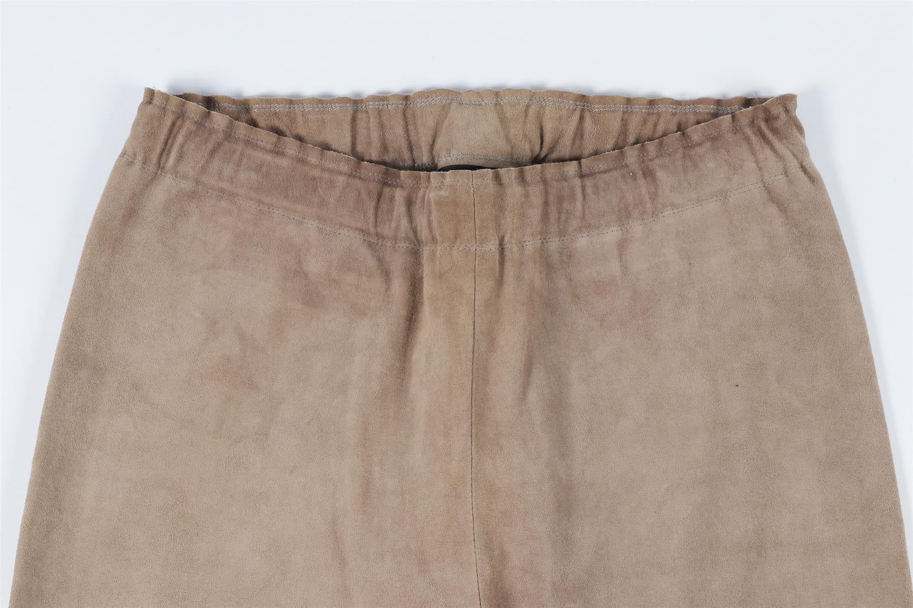 STOULS TAUPE SUEDE LEGGINGS XSMALL - Image 3