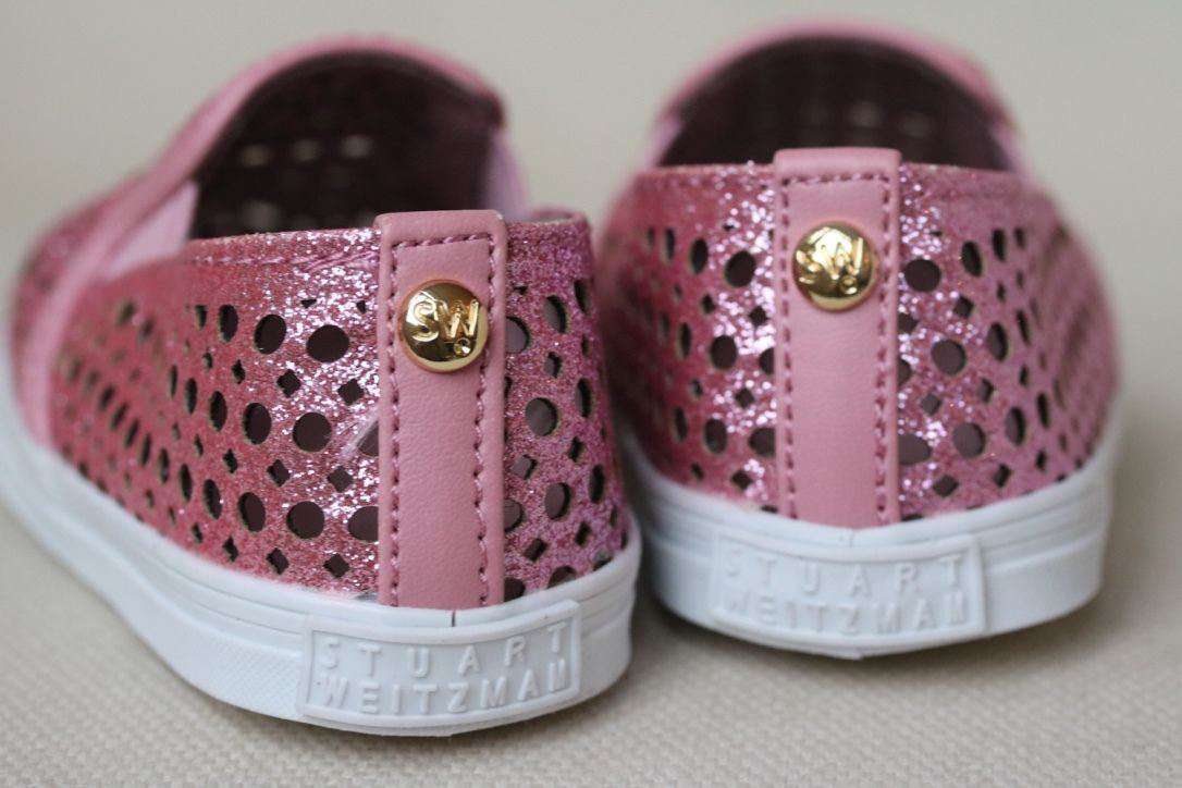 STUART WEITZMAN BABY COUNTRY PINK MINI GLITTER SHOES EU 21 UK 4.5 - Image 5