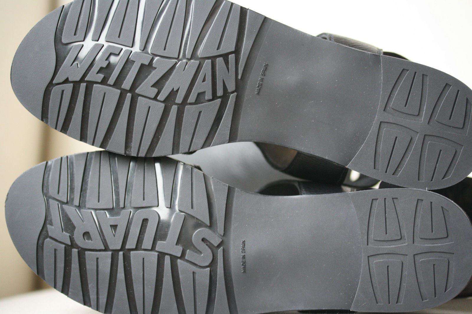 STUART WEITZMAN BLACK BACKVIEW SANDALS US 6.5 UK 4.5 - Image 7
