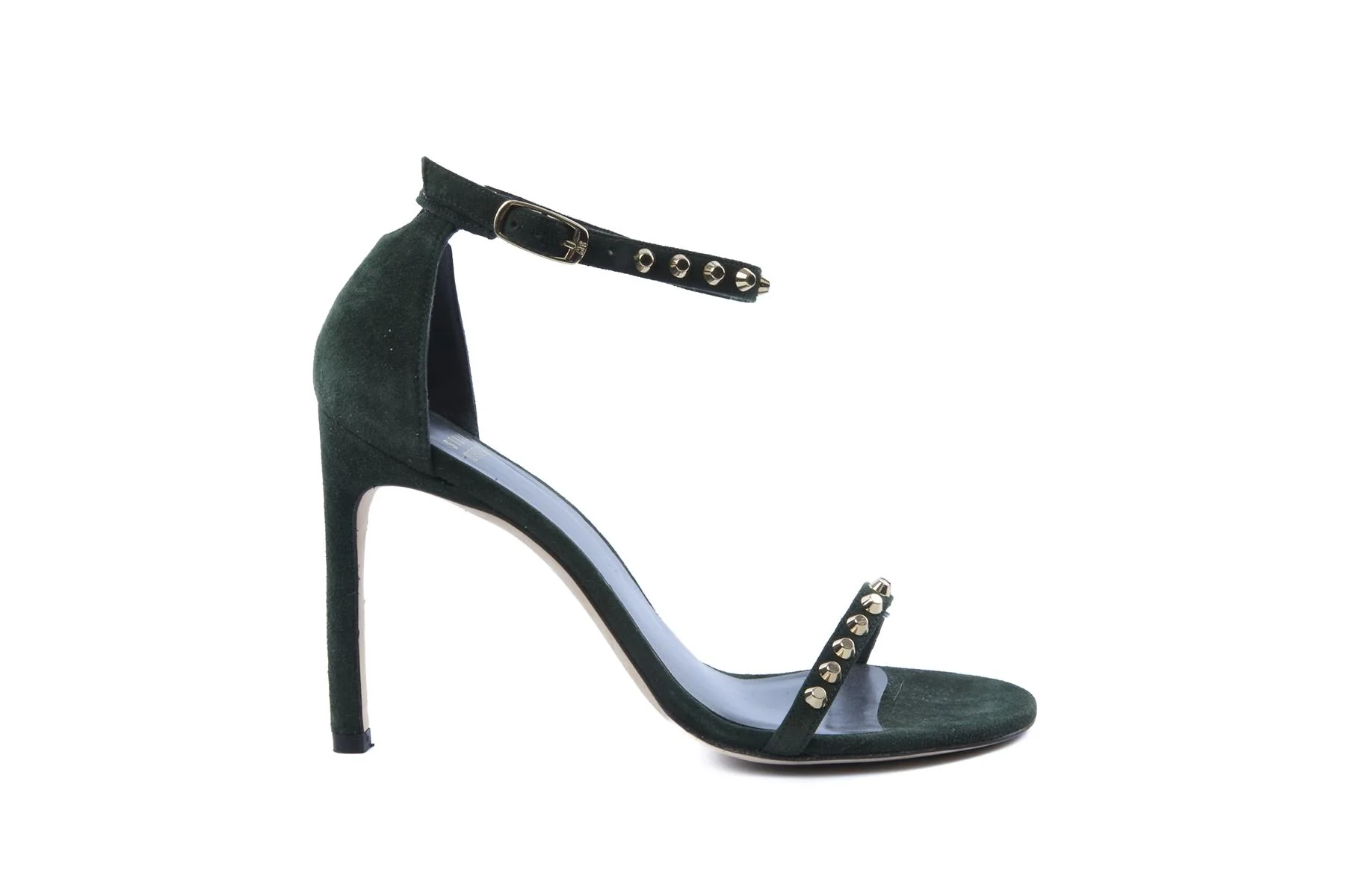 STUART WEITZMAN GREEN SUEDE SANDALS US 7.5 UK 4.5 EU 37.5 - Image 2