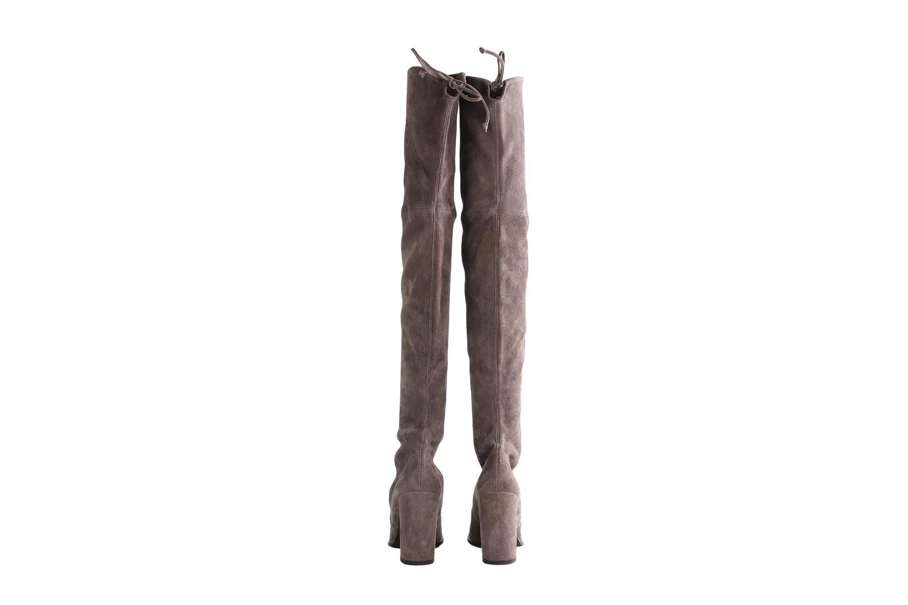 STUART WEITZMAN GREY HIGHLAND SUEDE OVER THE KNEE BOOTS US 8.5 UK 5.5 EU 38.5 - Image 4