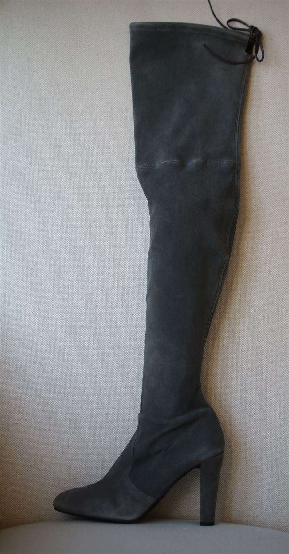 STUART WEITZMAN HIGHLAND SUEDE OVER THE KNEE BOOTS EU 37.5 UK 4.5 US 7 - Image 2