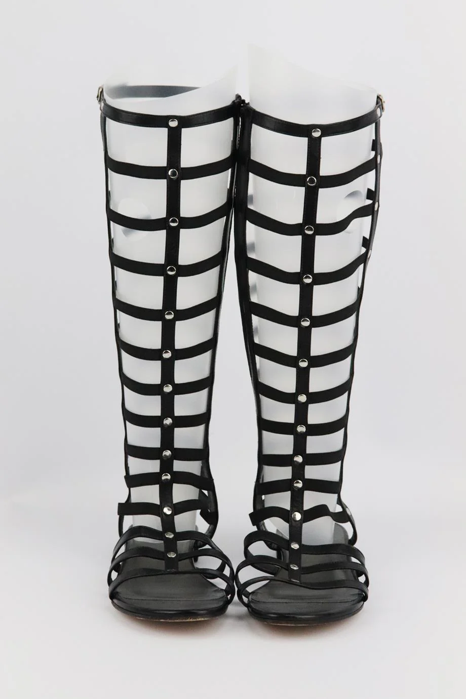 STUART WEITZMAN LEATHER KNEE HIGH SANDALS EU 38 UK 5 US 8 - Image 3