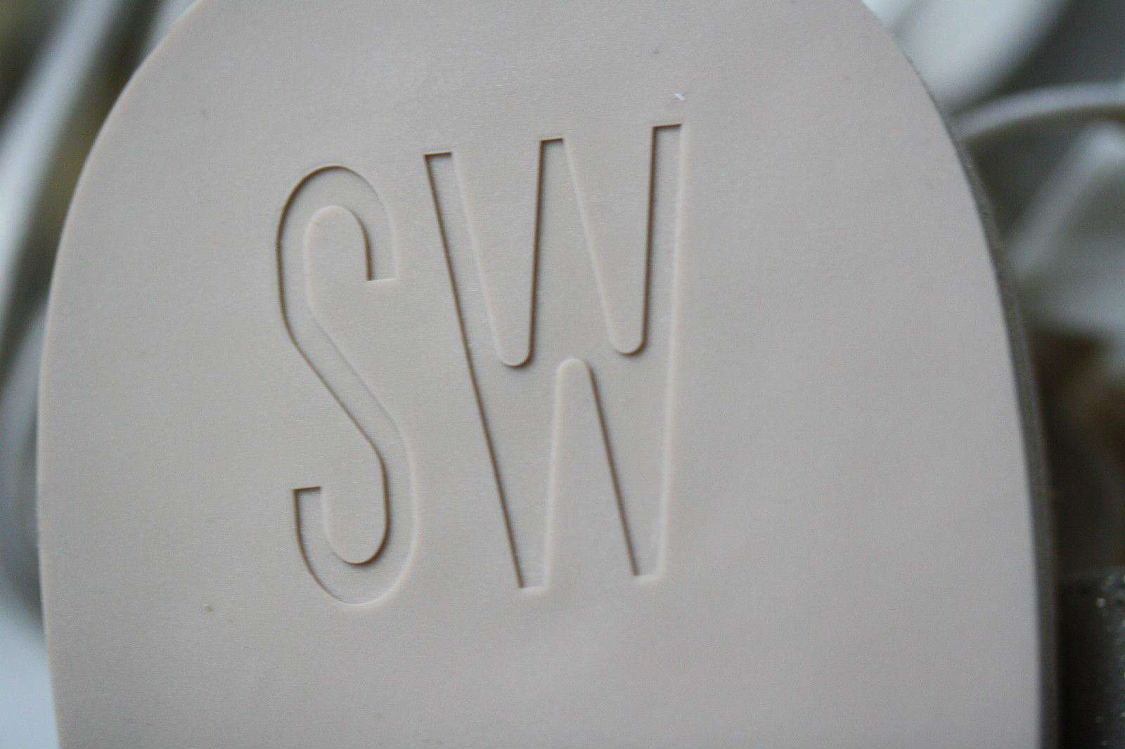 STUART WEITZMAN METALLIC BEIGE FRINGE BENEFIT SANDALS US 6.5 UK 4.5 - Image 10