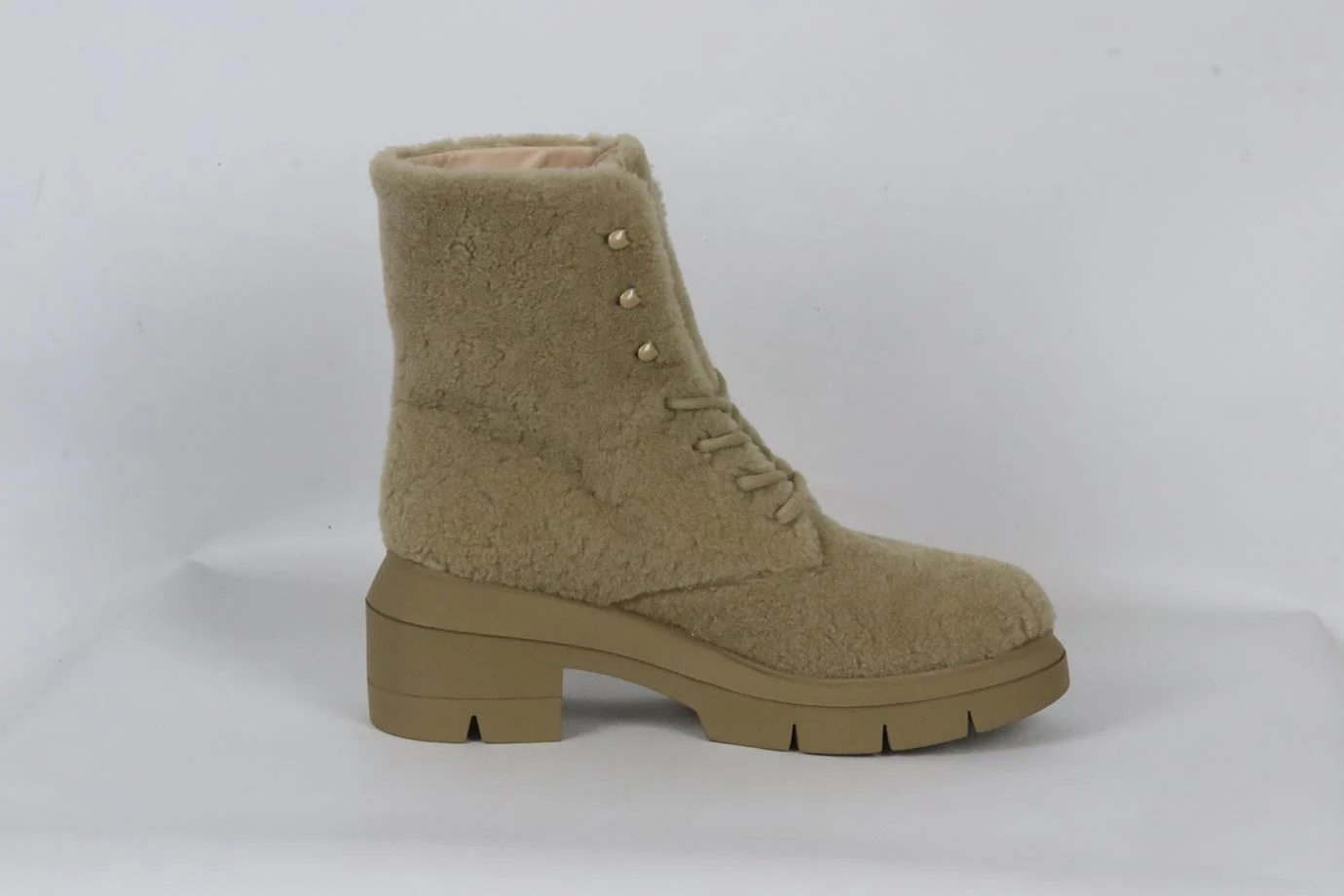 STUART WEITZMAN SHEARLING ANKLE BOOTS EU 40 UK 7 US 10 - Image 2