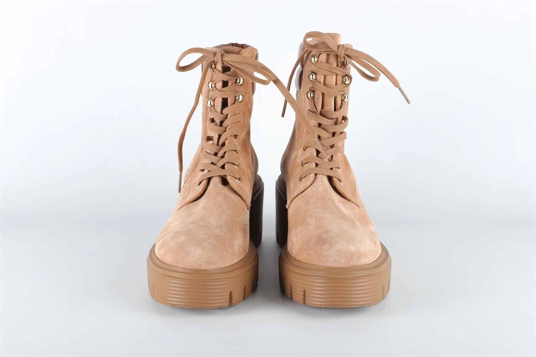 STUART WEITZMAN TAN SUEDE ANKLE BOOTS EU 36.5 UK 3.5 US 6.5 - Image 3