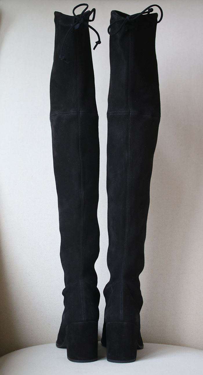 STUART WEITZMAN TIELAND SUEDE OVER-THE-KNEE BOOTS EU 37.5 UK 4.5 US 7 - Image 6