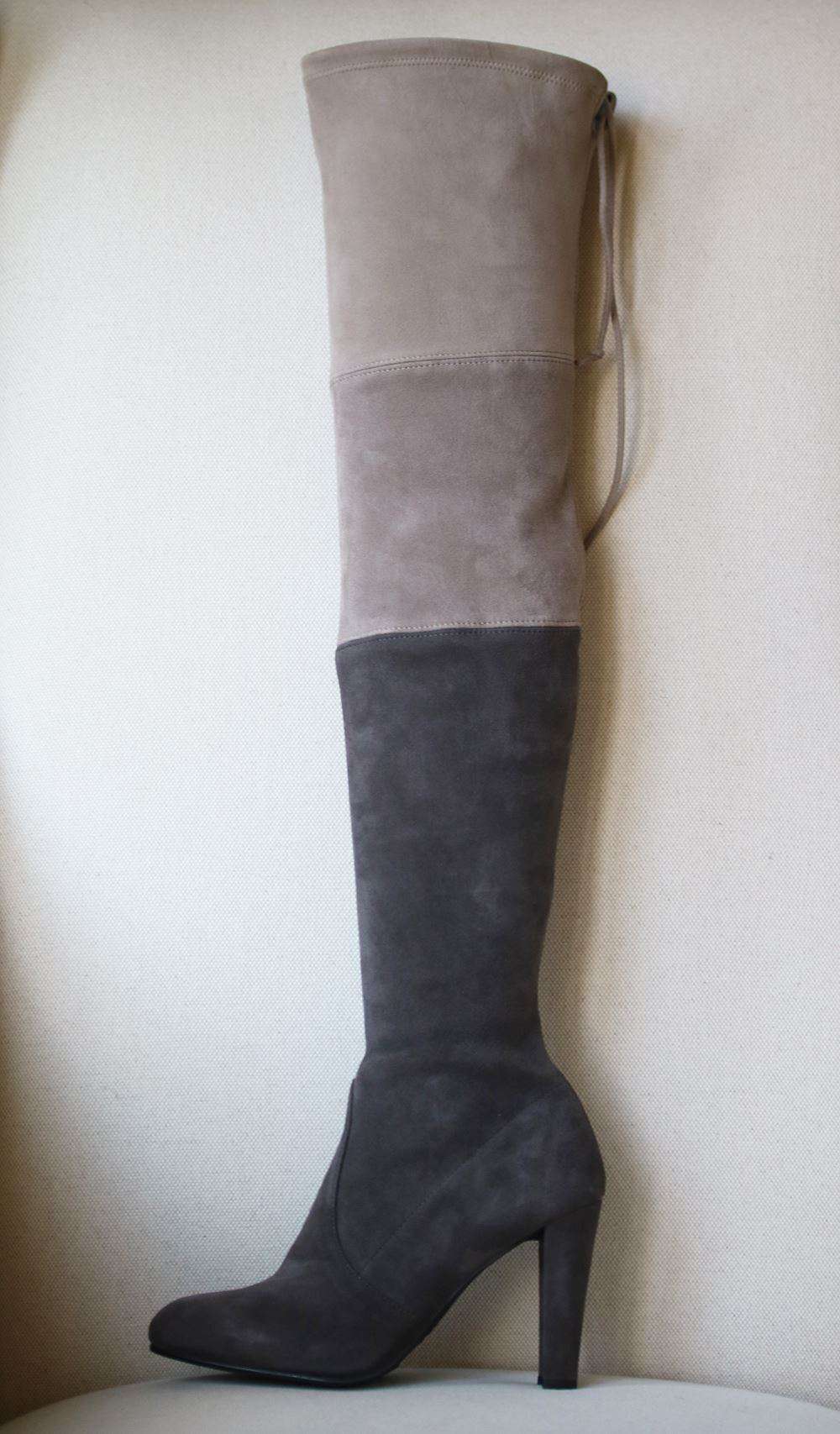 STUART WEITZMAN TROIKA STRETCH SUEDE OVER THE KNEE BOOTS EU 38 UK 5 US 7 - Image 2