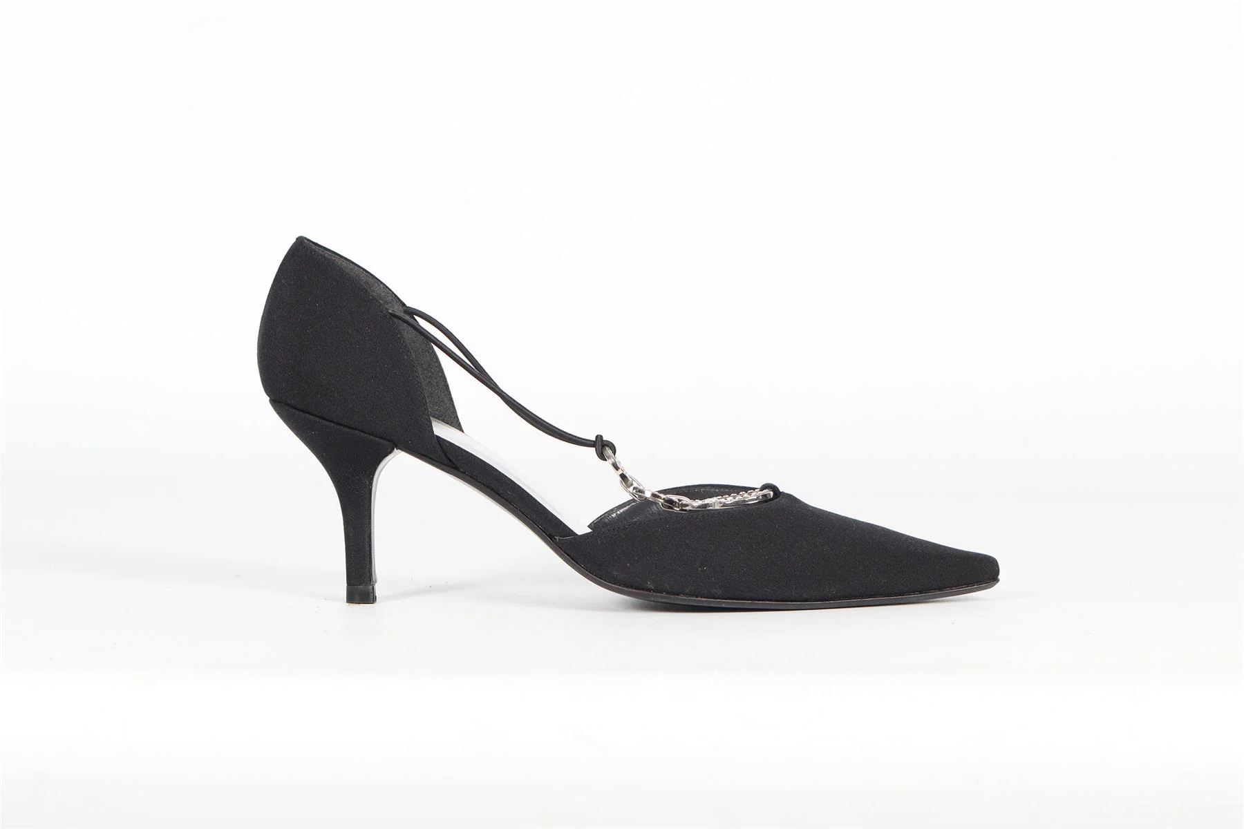 STUART WEITZMAN VINTAGE GROSGRAIN PUMPS EU 36.5 UK 3.5 US 6.5 - Image 2