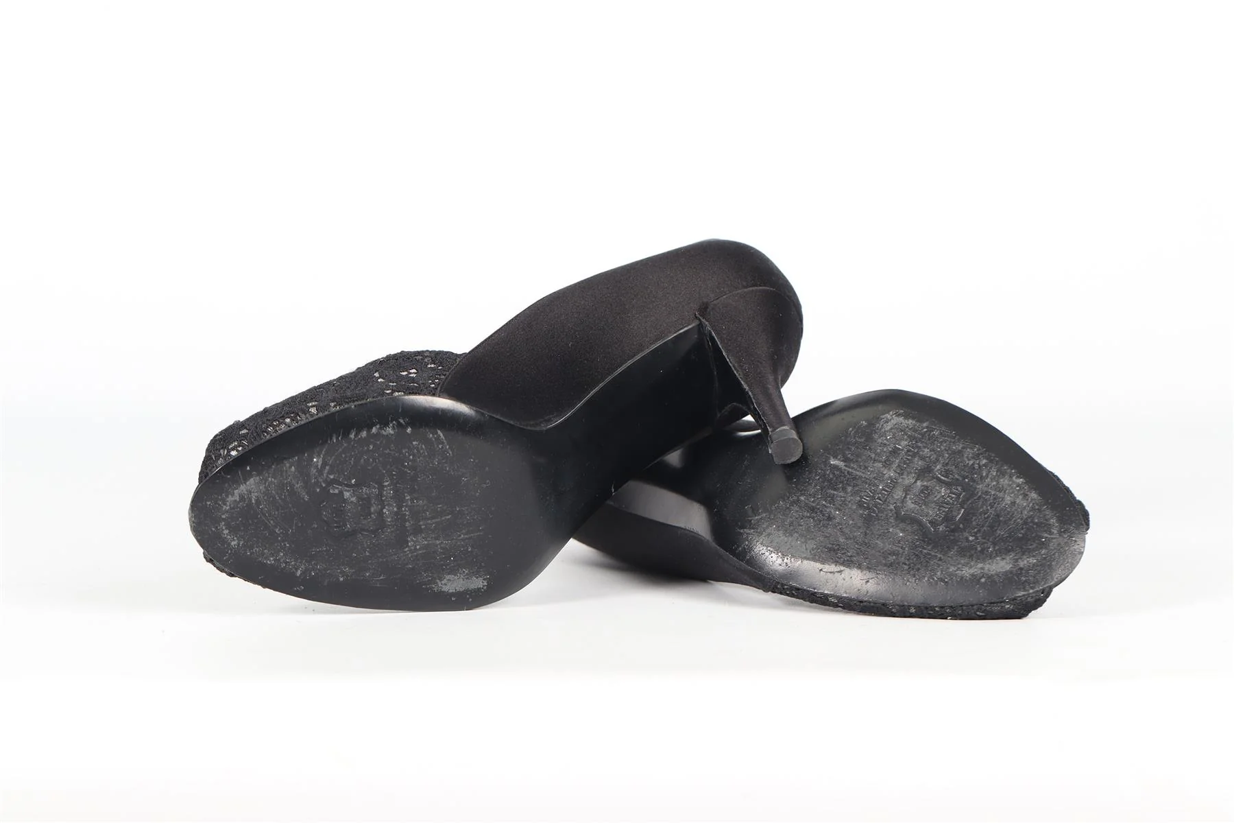 STUART WEITZMAN VINTAGE LACE AND SATIN PUMPS EU 36.5 UK 3.5 US 6.5 - Image 5