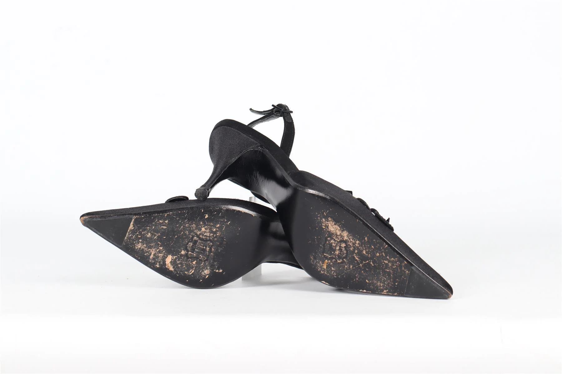 STUART WEITZMAN VINTAGE SATIN SLINGBACK PUMPS EU 37 UK 4 US 7 - Image 5
