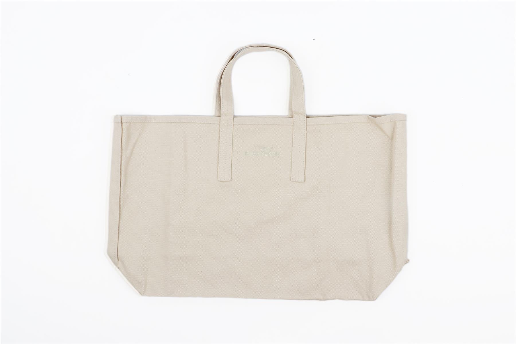STUDIO NICHOLSON BEIGE CANVAS TOTE BAG - Image 2