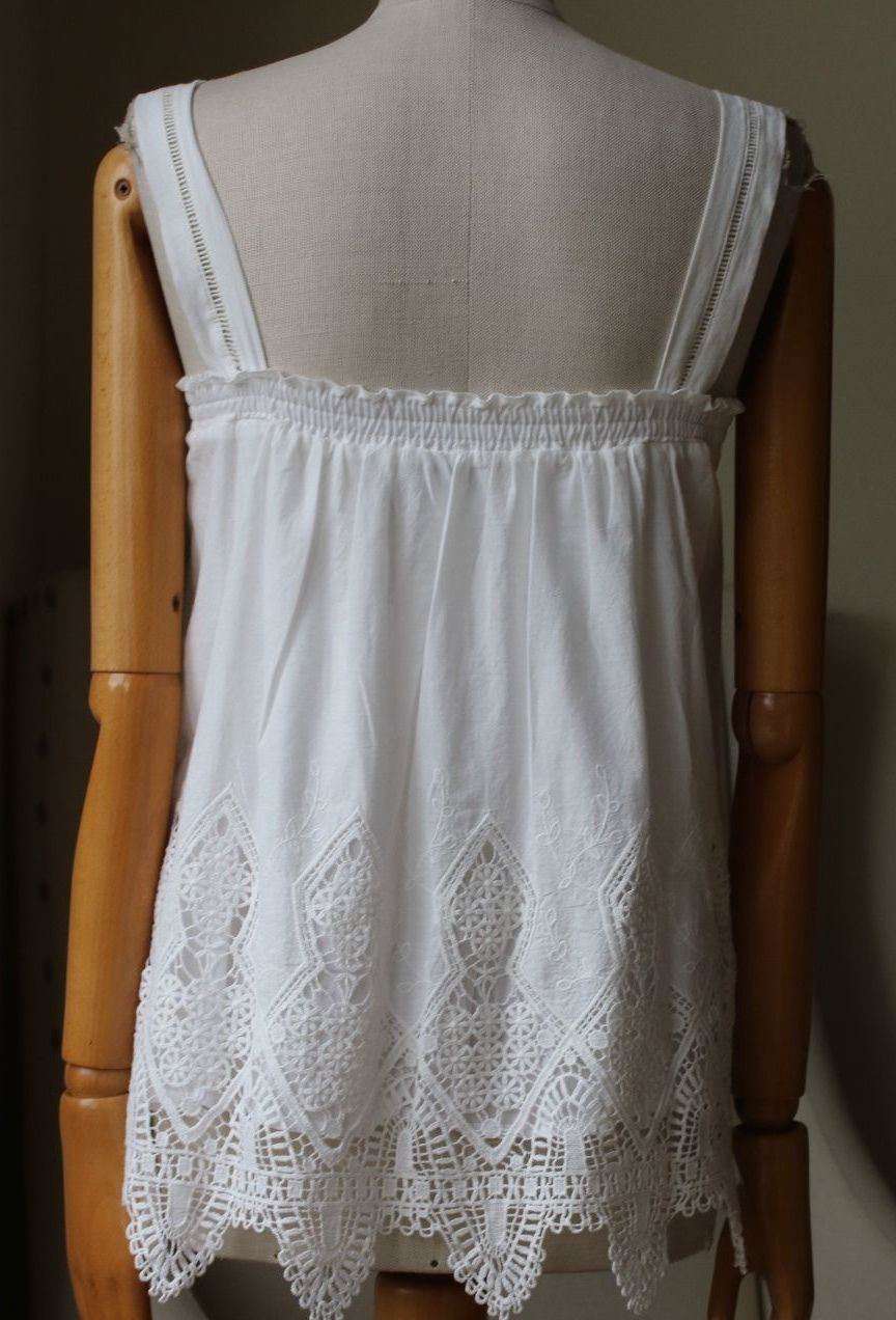SUBOO PRAIRIE SCALLOPED LACE TOP UK 10 - Image 4