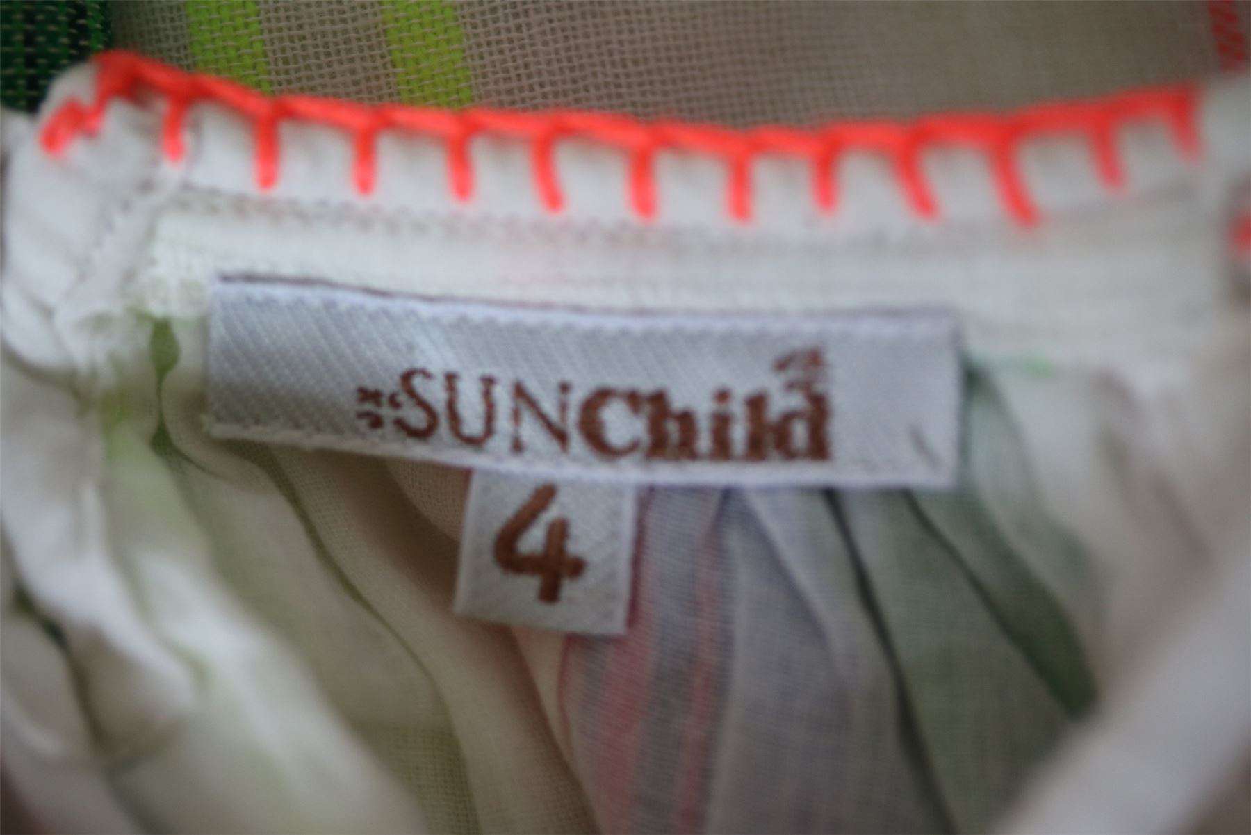 SUNCHILD GIRLS COTTON STRIPED SUN DRESS 4 YEARS - Image 3