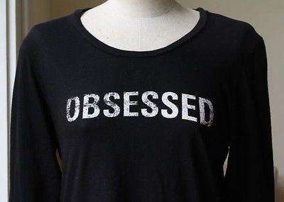 SUNDRY BLACK OBSESSED LONG SLEEVE TOP UK 10 - Image 3