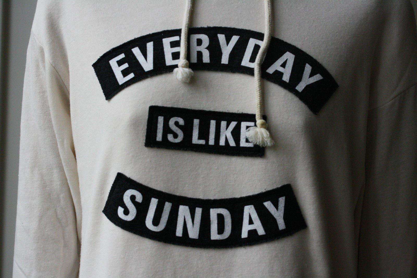SUNDRY EVERYDAY IS LIKE SUNDAY HOODIE SIZE 1 SMALL - Image 9