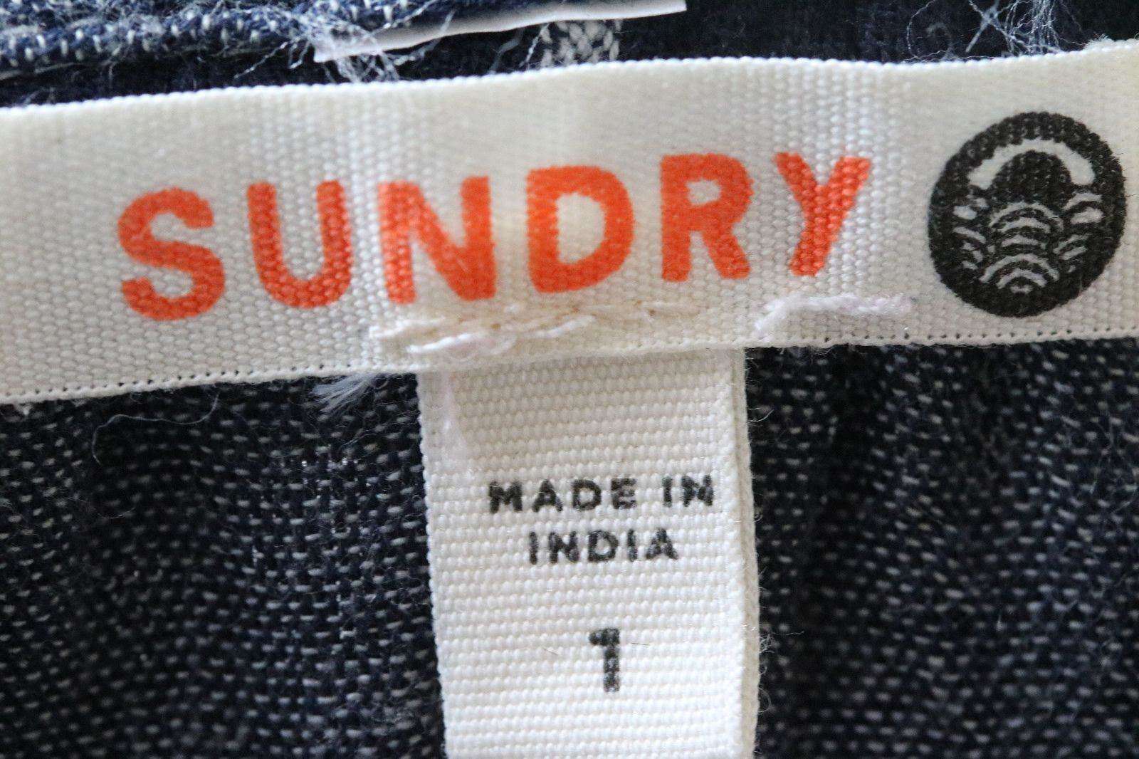 SUNDRY HENLEY PLAID SHIRT DRESS UK 8 - Image 5