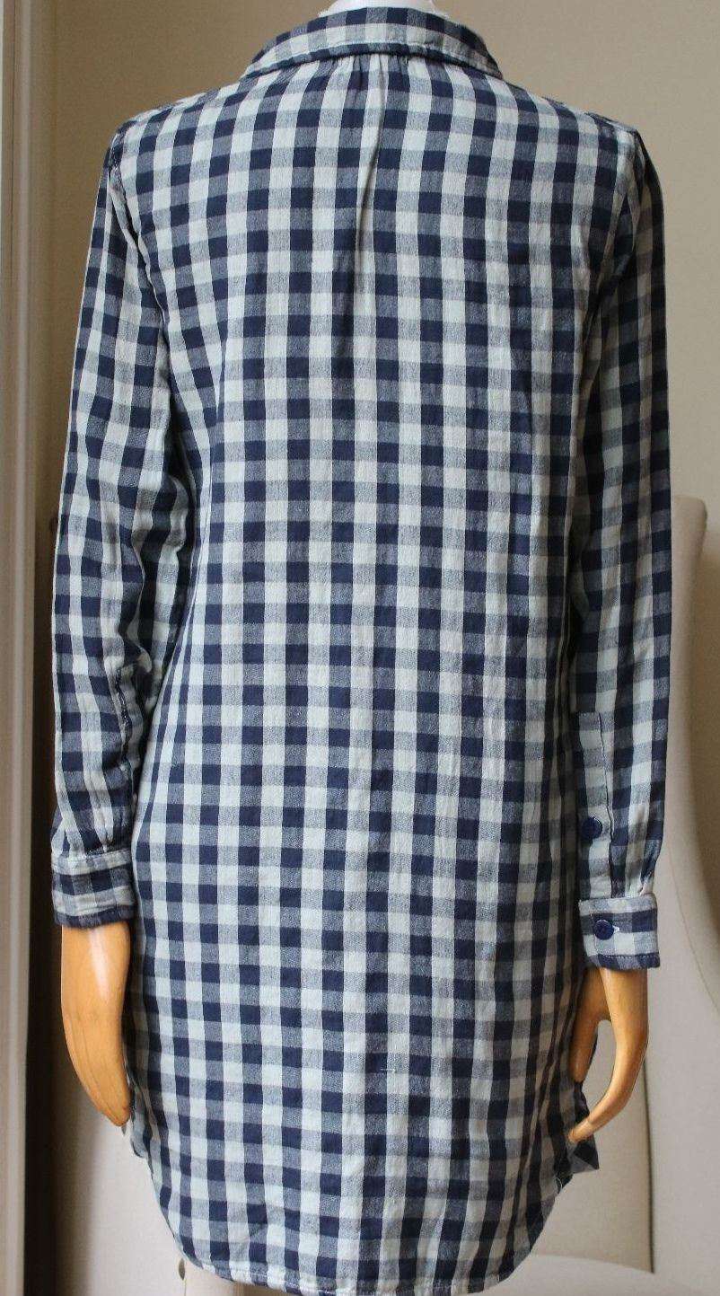 SUNDRY HENLEY PLAID SHIRT DRESS UK 8 - Image 7