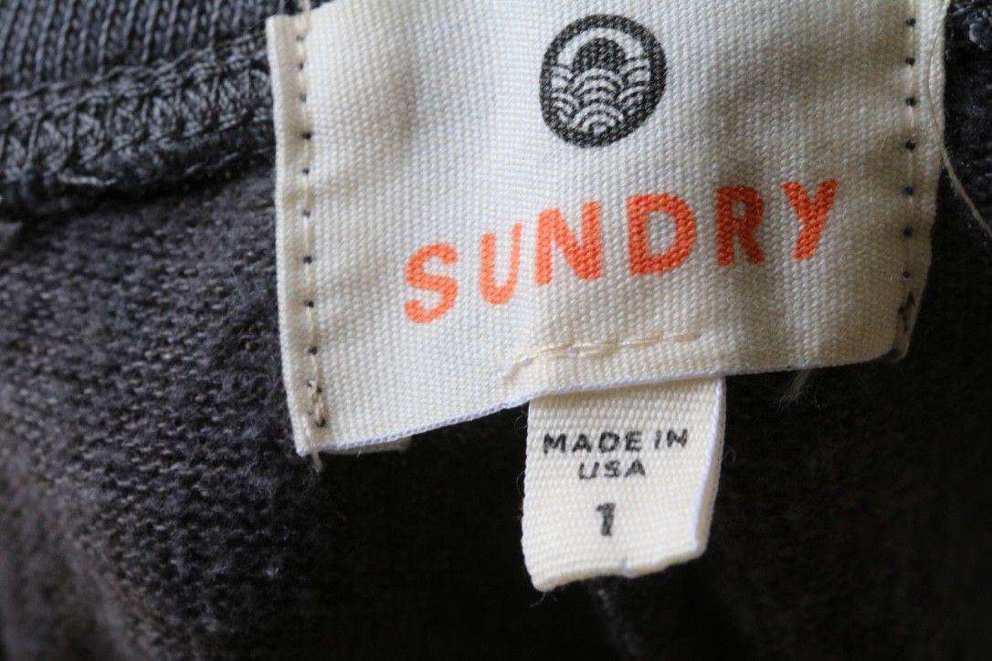 SUNDRY STRIPED GREY SWEATPANTS SIZE 1 UK 8 - Image 4