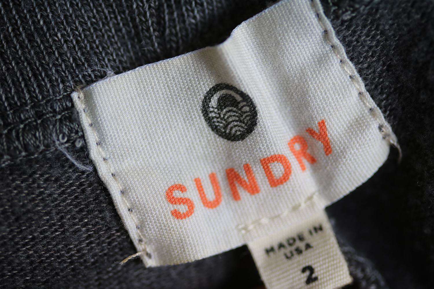 SUNDRY STRIPED GREY SWEATPANTS SIZE 2 UK 10 - Image 4
