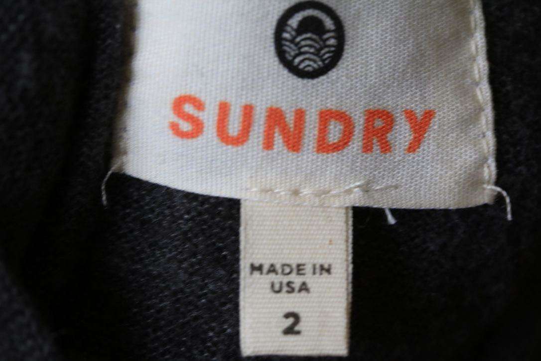 SUNDRY WEEKEND PULLOVER HOODIE SIZE 2 UK 10 - Image 10