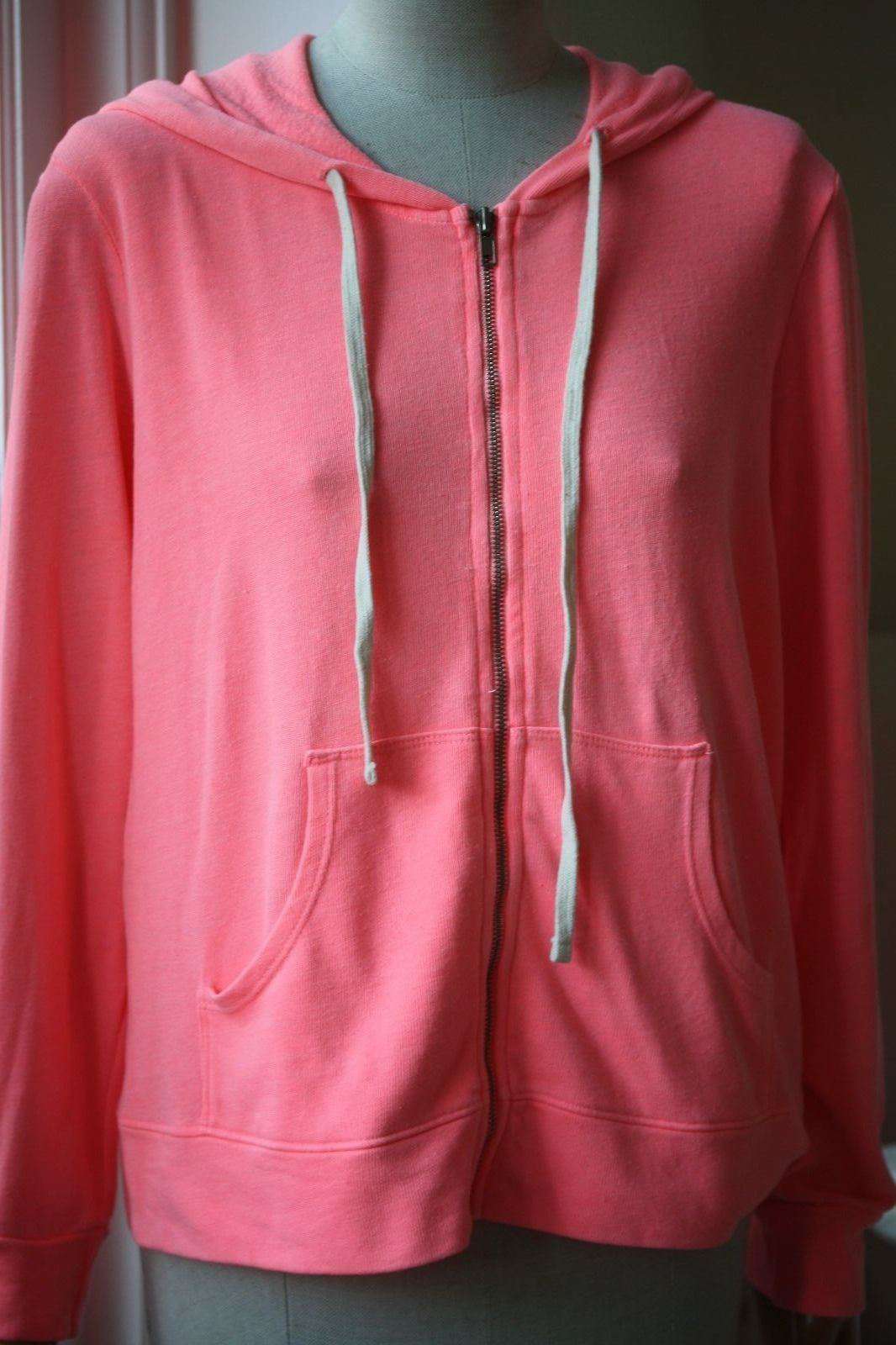 SUNDRY ZIP FRONT POCKET HOODIE US 2 UK 6 - Image 2