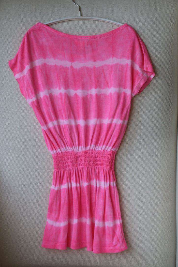 SUNUVA BABY NEON PINK TIE DYE DRESS 1-2 YEARS - Image 4