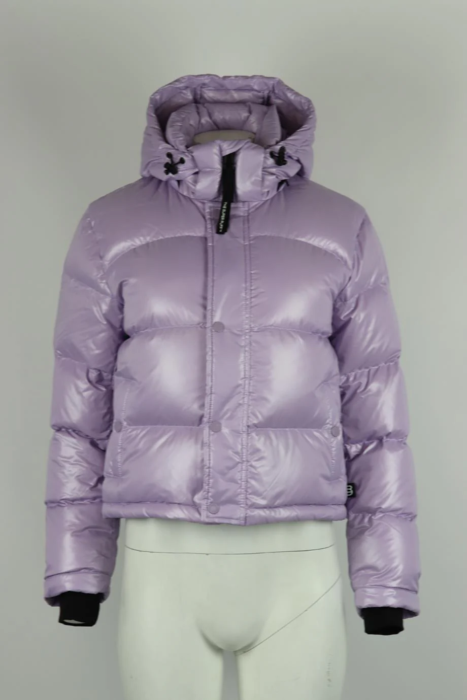 SUPER WORLD HOODED QUILTED PADDED SHELL DOWN JACKET XSMALL - Image 2