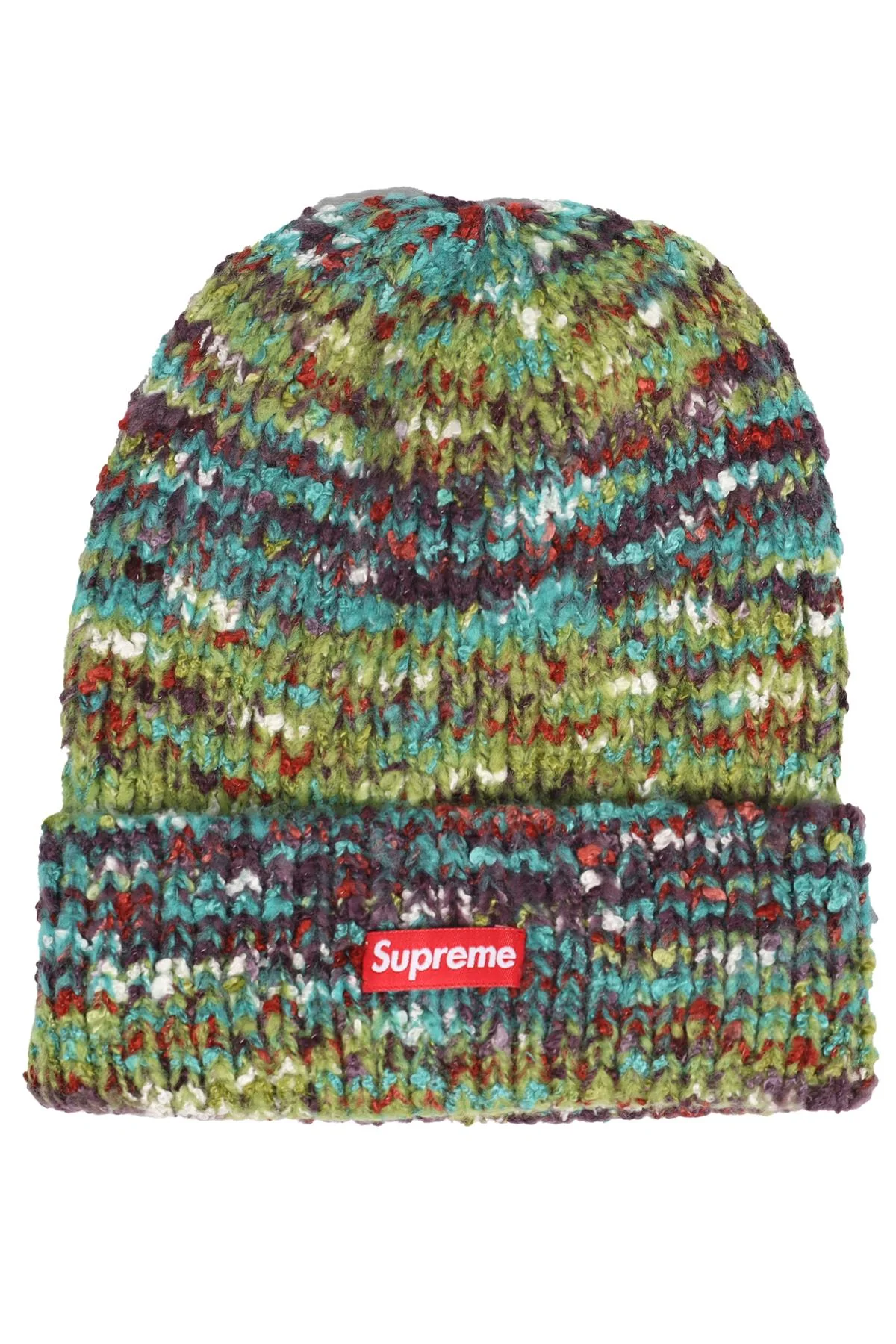 SUPREME GREEN KNIT BEANIE ONE SIZE - Image 6