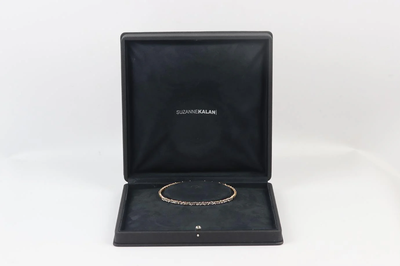 SUZANNE KALAN 18 KARAT ROSE GOLD BAGUETTE DIAMOND CHOKER - Image 8