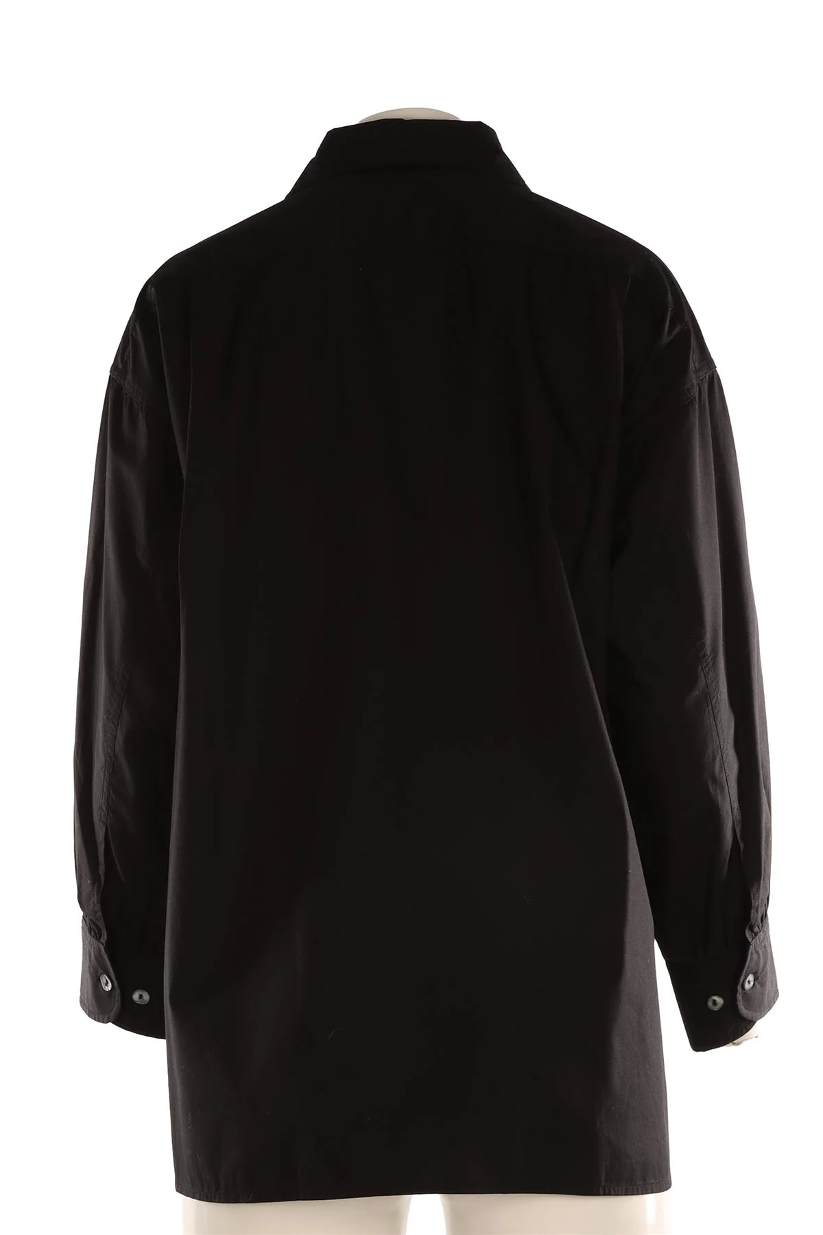 SUZIE KONDI BLACK COTTON SHIRT XSMALL - Image 4