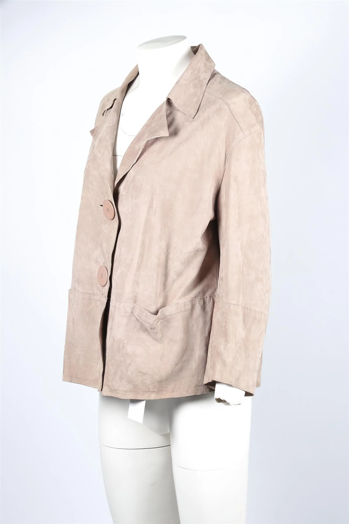Sylvie Schimmel Grey Suede Jacket FR 42 UK 14 - Image 3